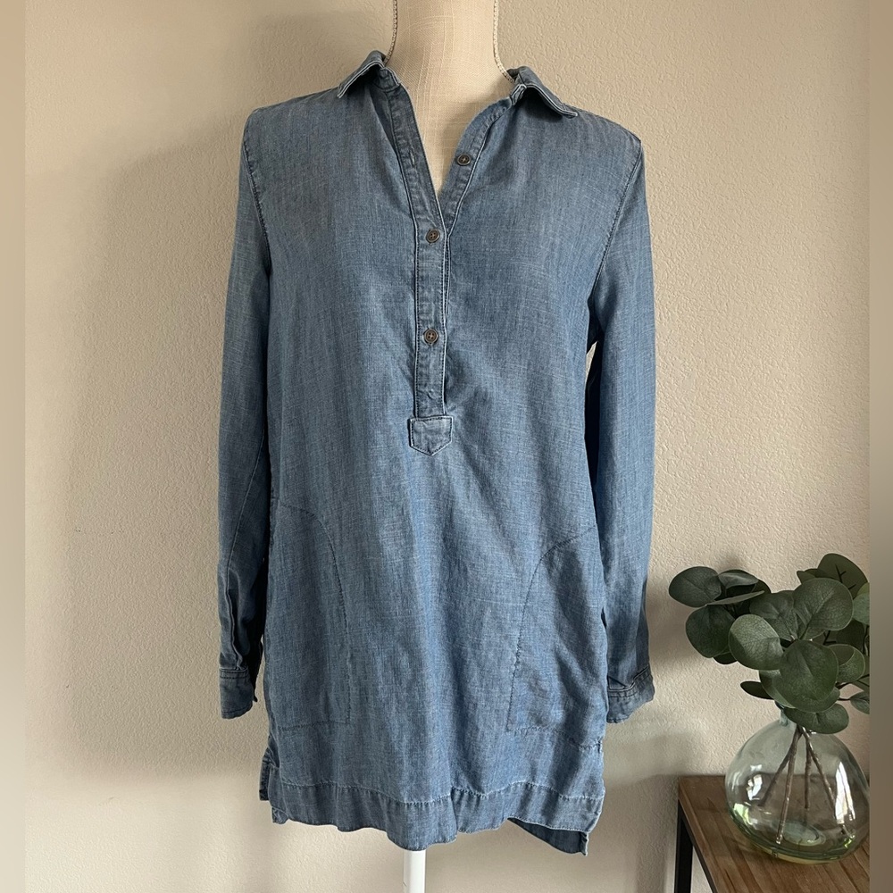 J. Jill Chambray Denim Dress